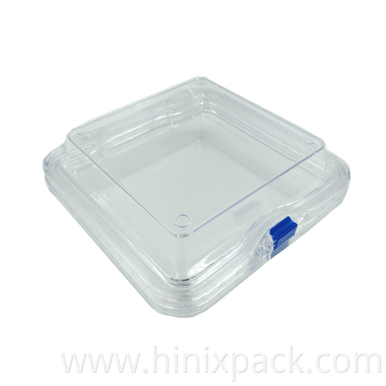 HN-155 13x13x5cm Plastic Membrane Box Jewely /Electronic Chip/Watch/ Denture Storage Box